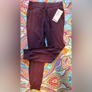 NWT Lululemon Ready to Rulu Pants Cassis Size 8 Soft Brushed Jogger